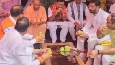 Photo of भाजपा अध्यक्ष नितिन नबीन ने डिप्टी सीएम ब्रजेश पाठक के घर किया भोजन